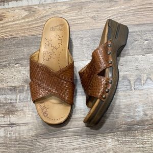 Dansko • Leather Slip-On Huarache Style Sandal